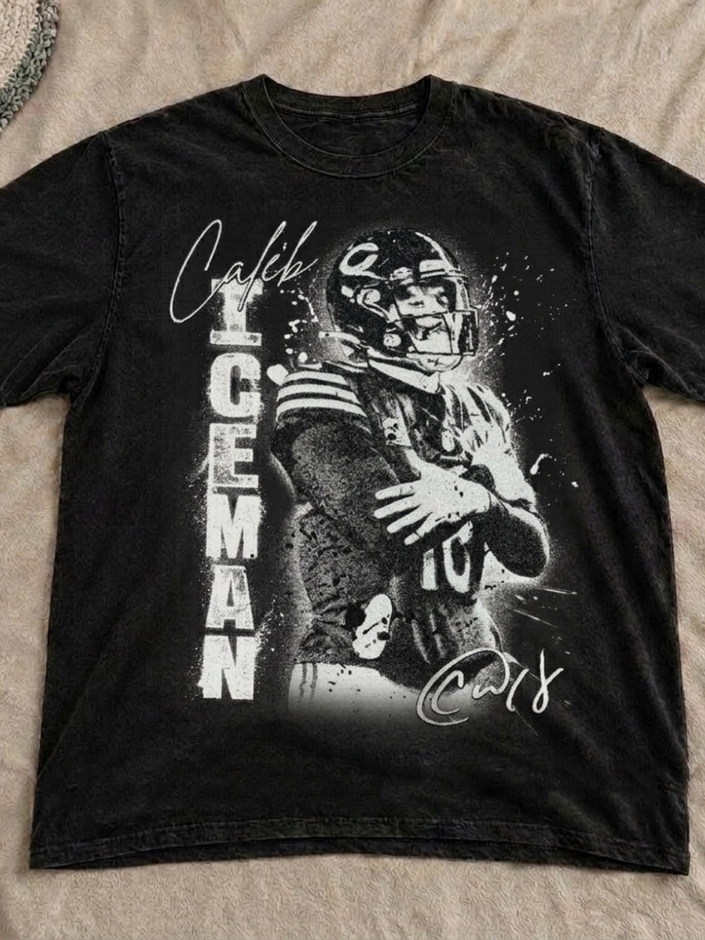 Caleb Clemens Iceman Shirt, Football Champion Graphic Tee - Unisex Black